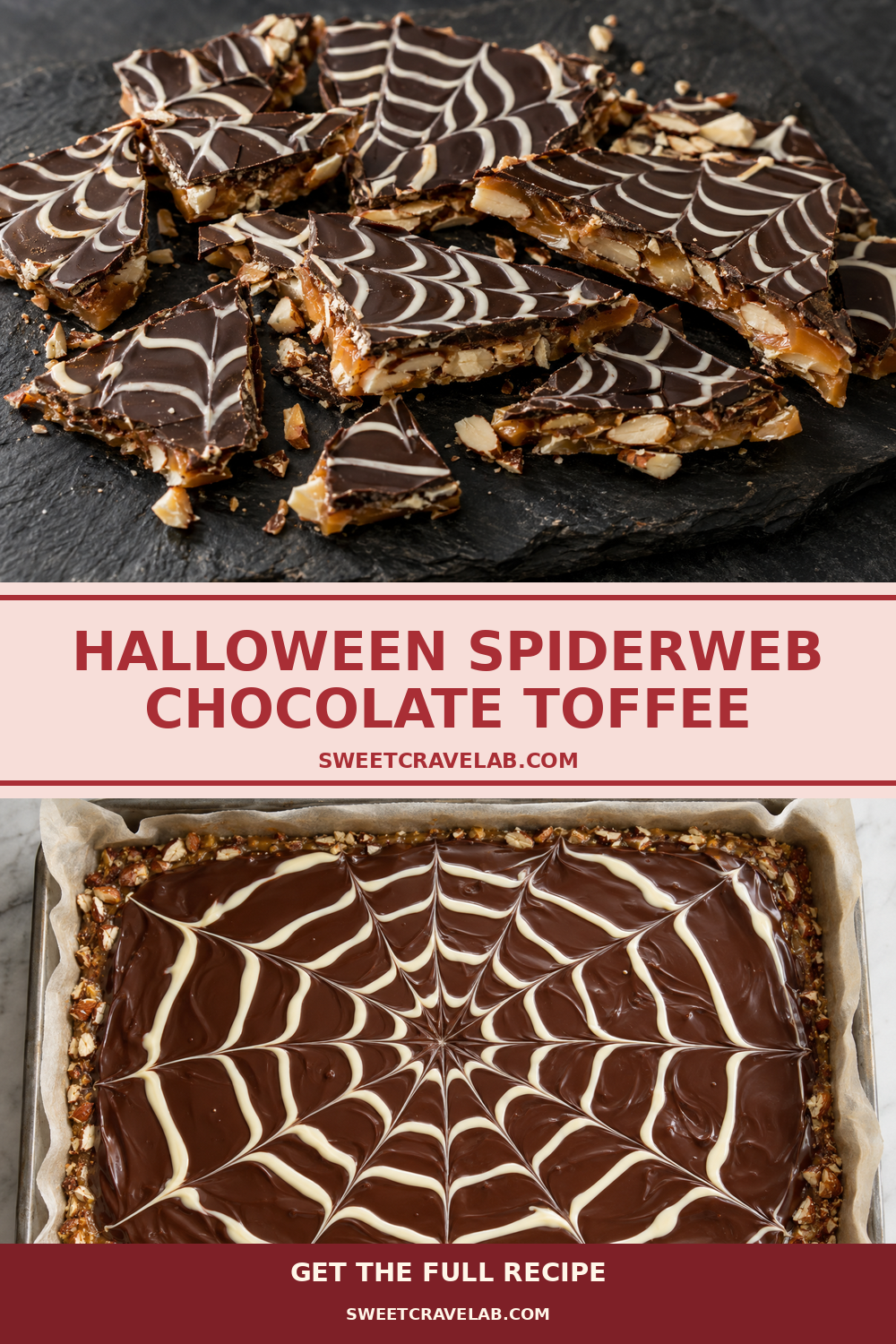 Dark Chocolate Almond Toffee Slab (Thermometer-Cooked) for Parties