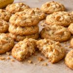 Banana pudding cookies with vanilla wafer crunch