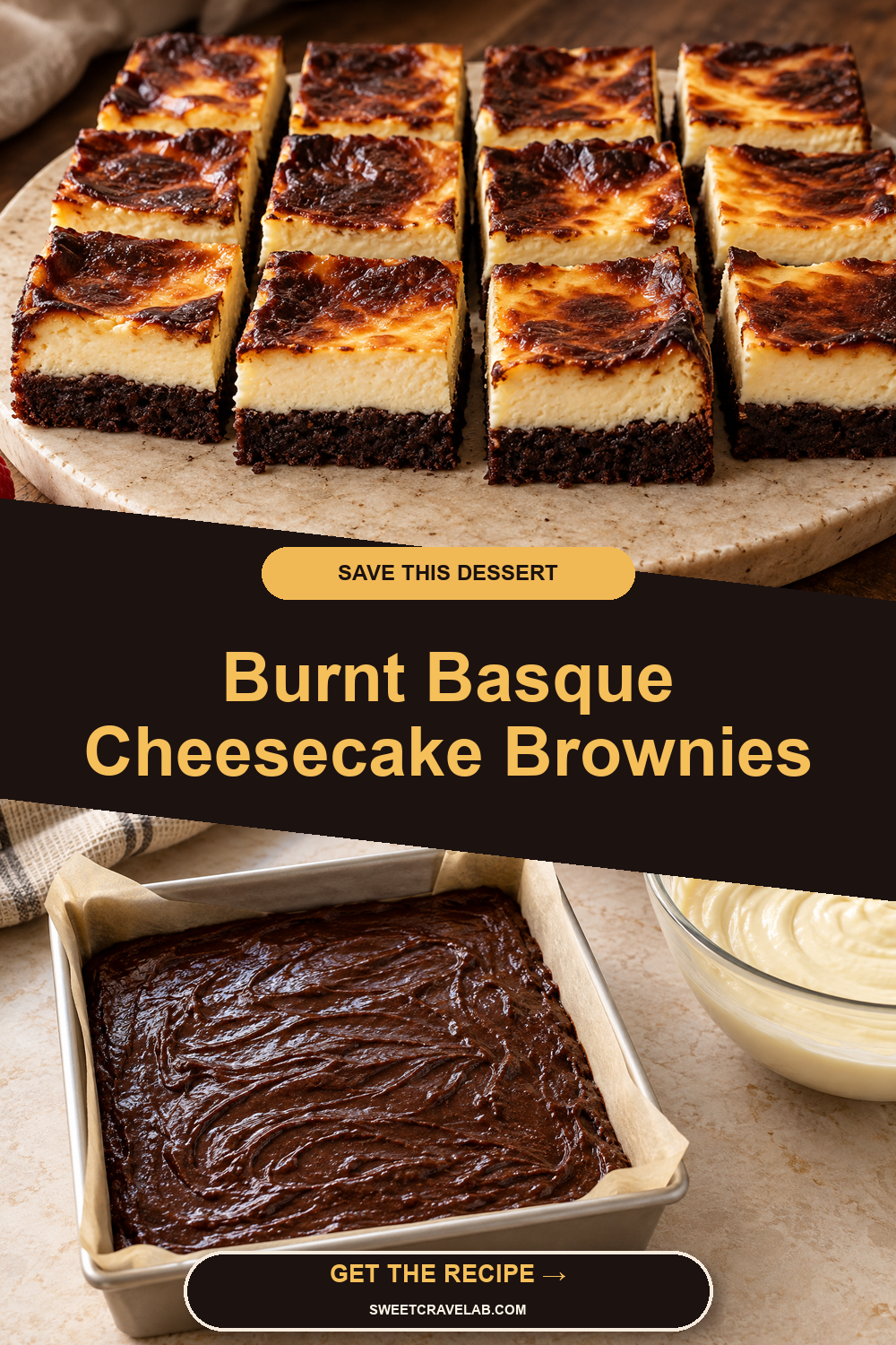 Caramelized Cheesecake Brownie Recipe