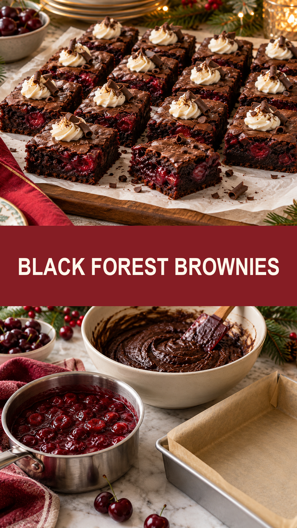 Black Forest Brownies