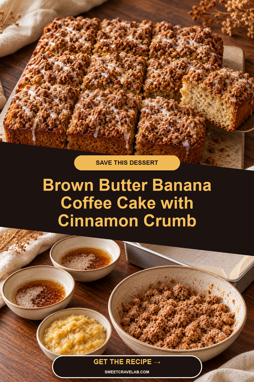 Make-Ahead Banana Coffee Cake