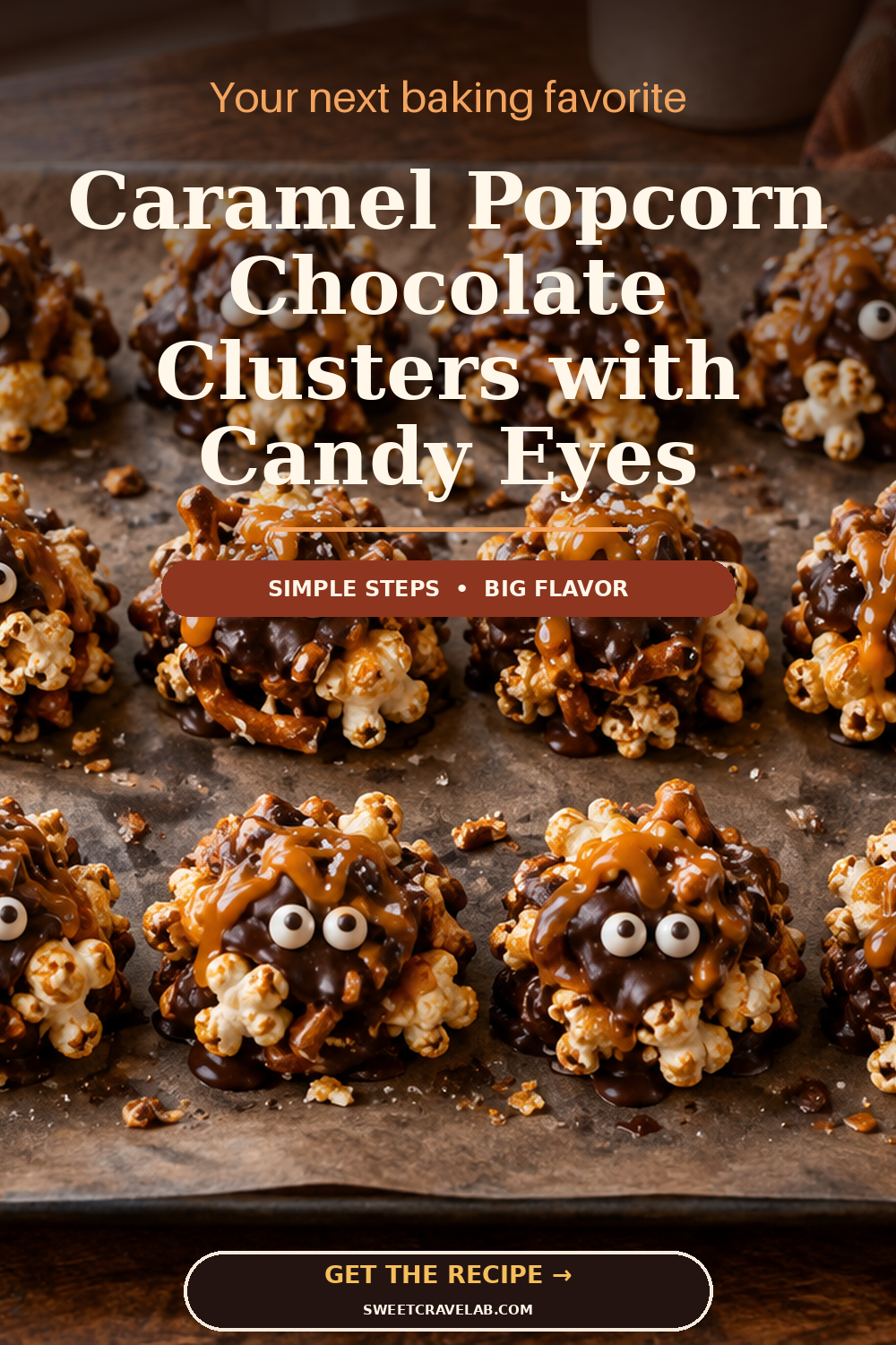 Easy Halloween Popcorn Monsters