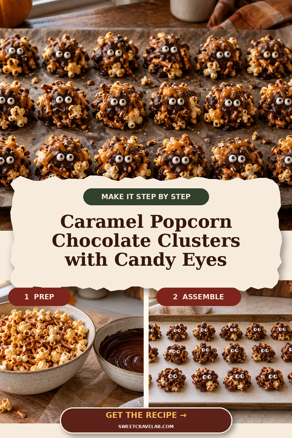 No-Bake Chocolate Popcorn Treats