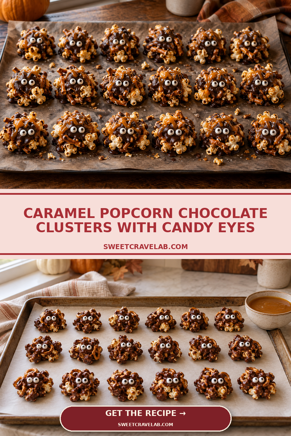 Sweet and Salty Halloween Clusters