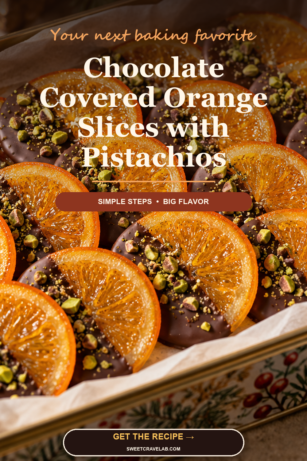Easy Chocolate Covered Orange Slices for Christmas