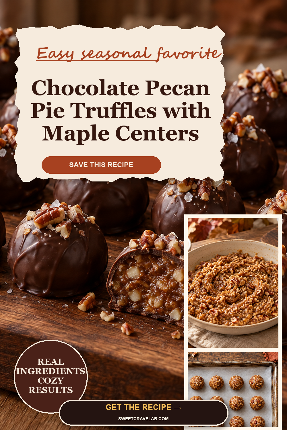 Chocolate Pecan Pie Truffles