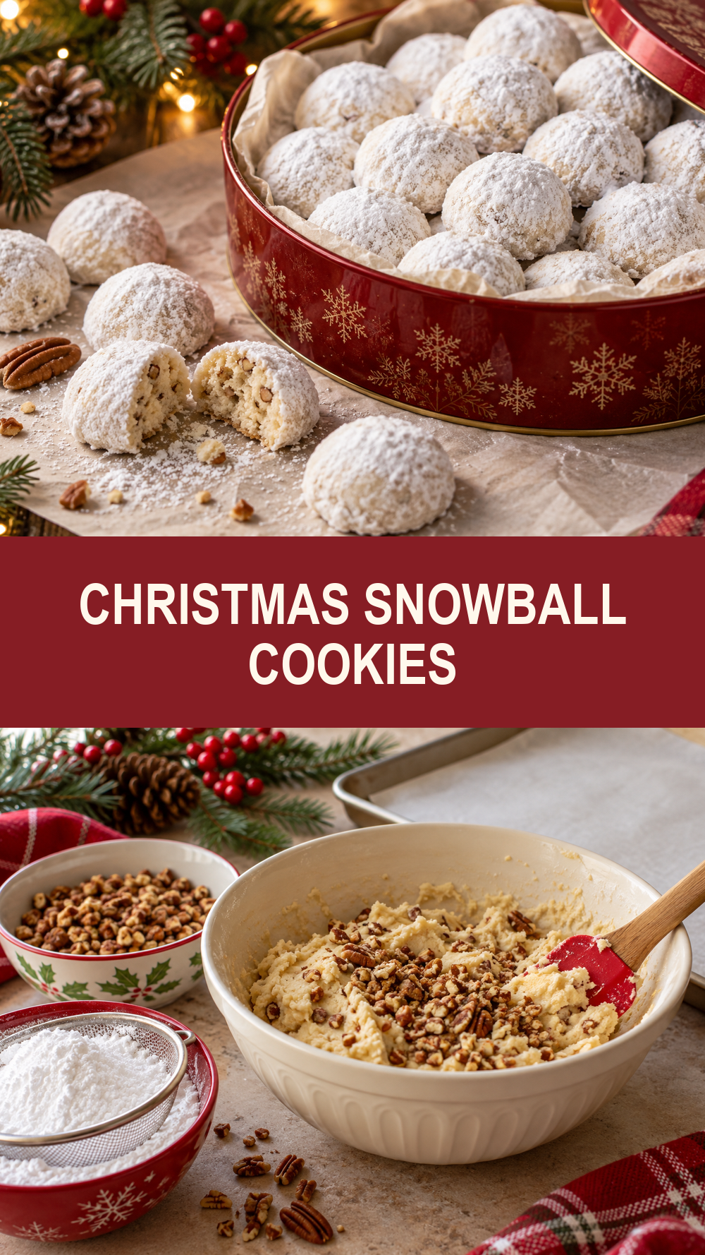 Christmas Snowball Cookies