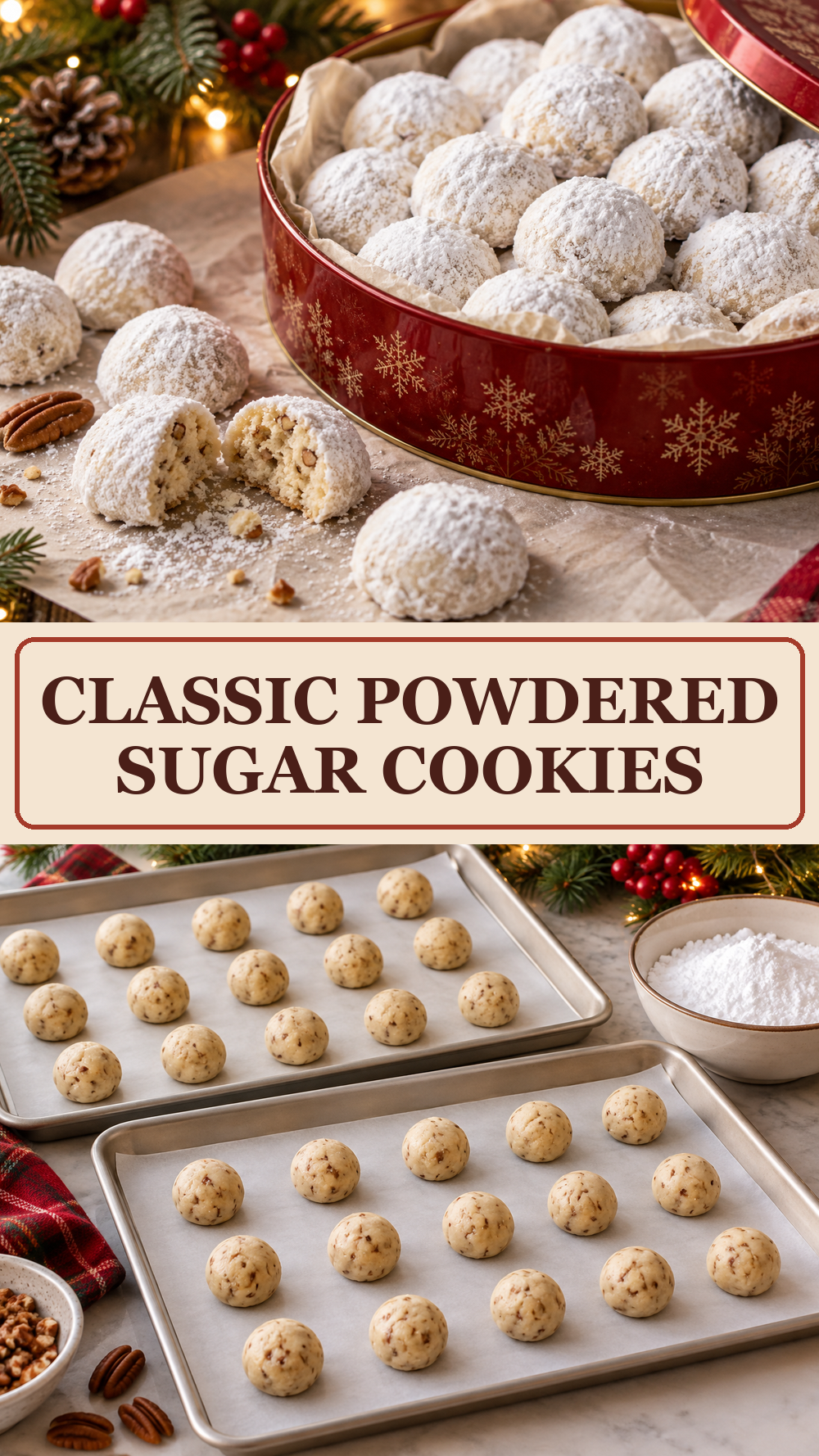 Classic Powdered Sugar Cookies