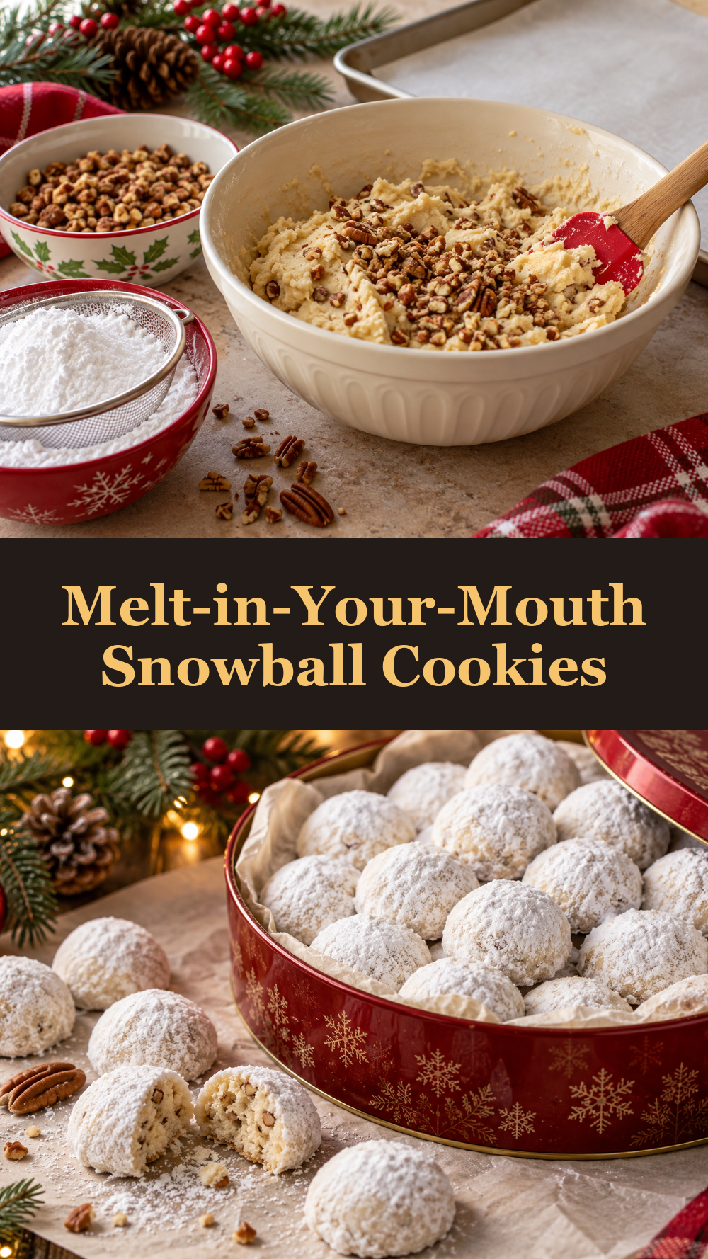 Melt-in-Your-Mouth Snowball Cookies