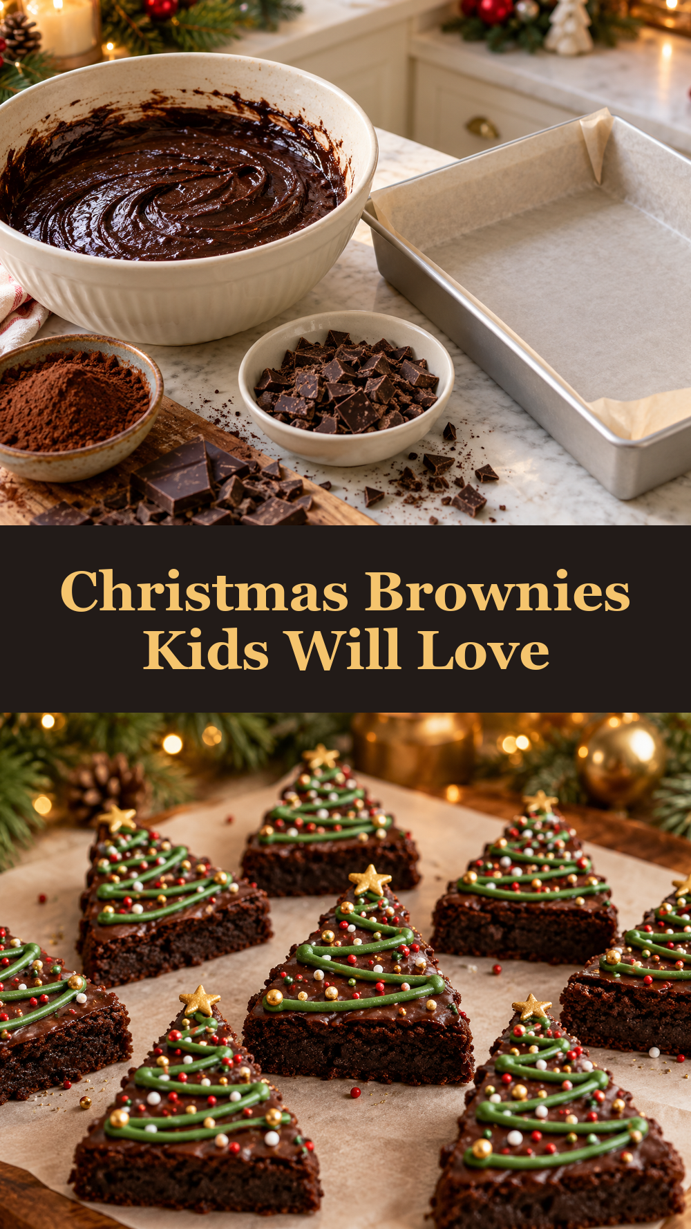 Christmas Brownies Kids Will Love