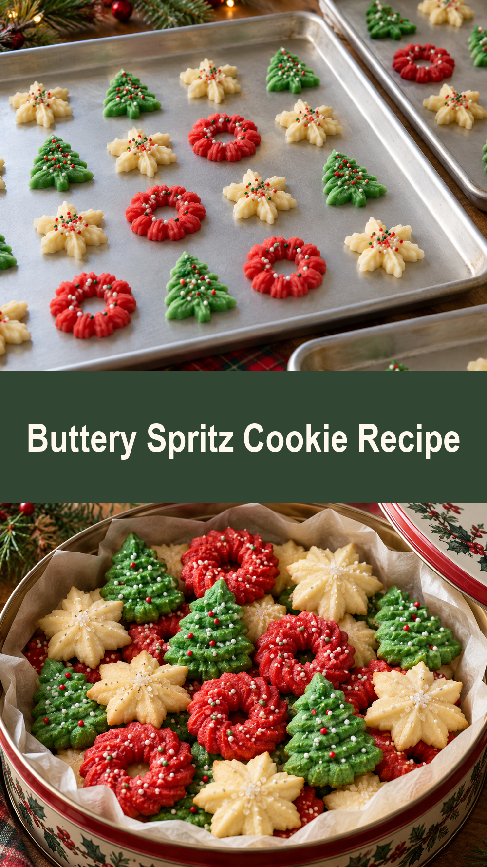 Buttery Spritz Cookie Recipe