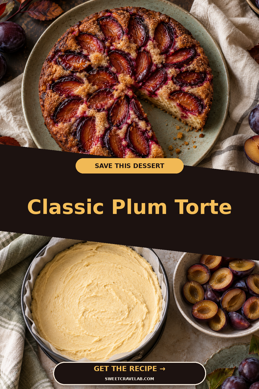 How to Make a Buttery Plum Torte