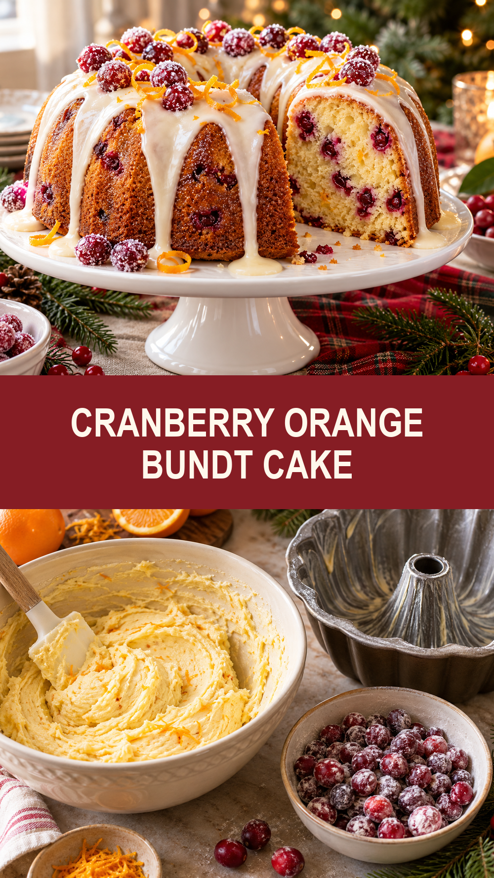Cranberry Orange Bundt Cake
