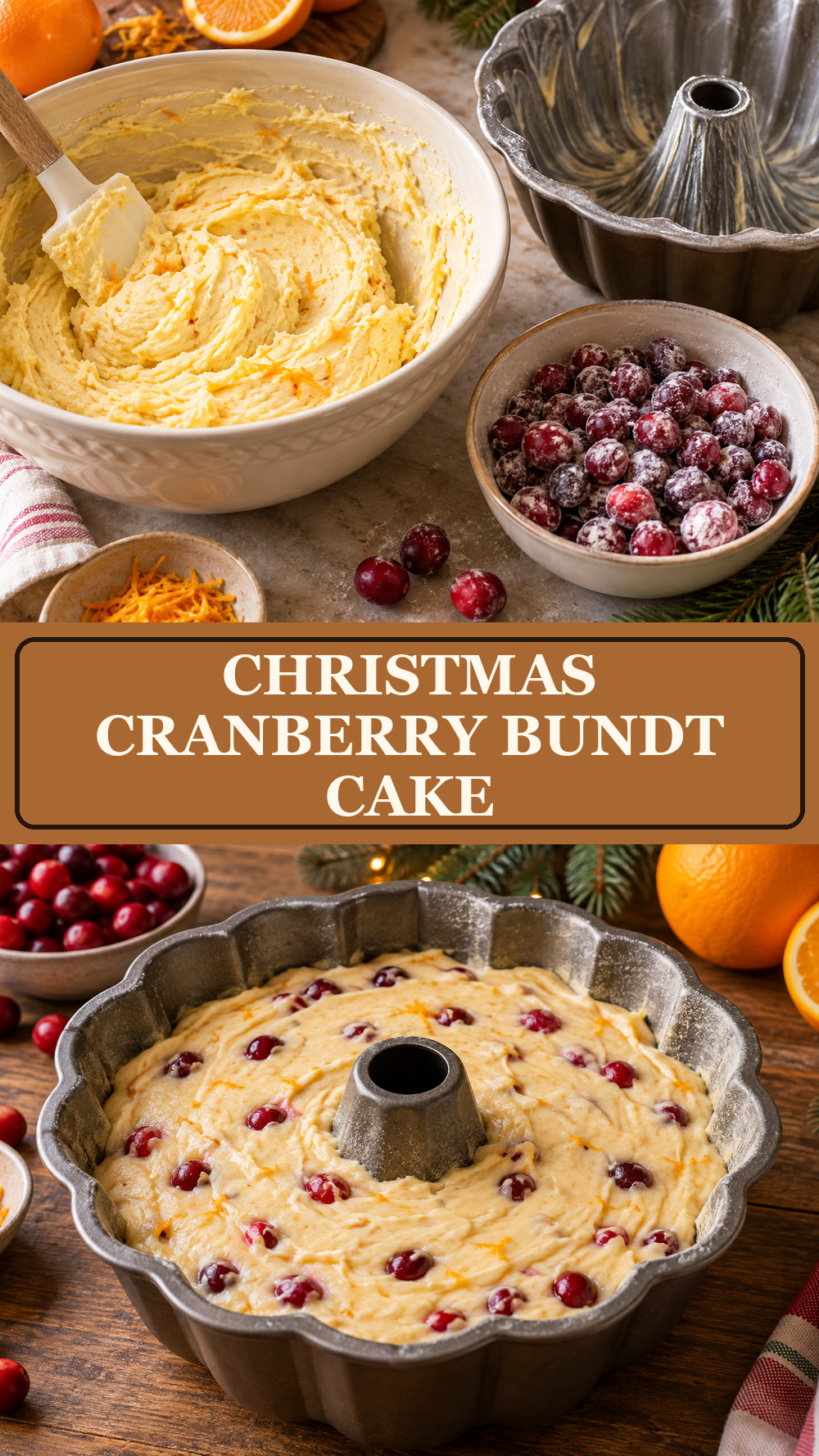 Christmas Cranberry Bundt Cake