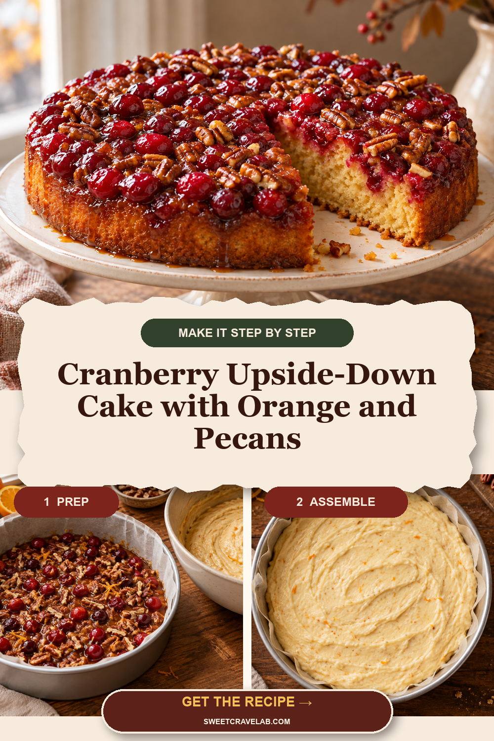 Easy Thanksgiving Cranberry Cake