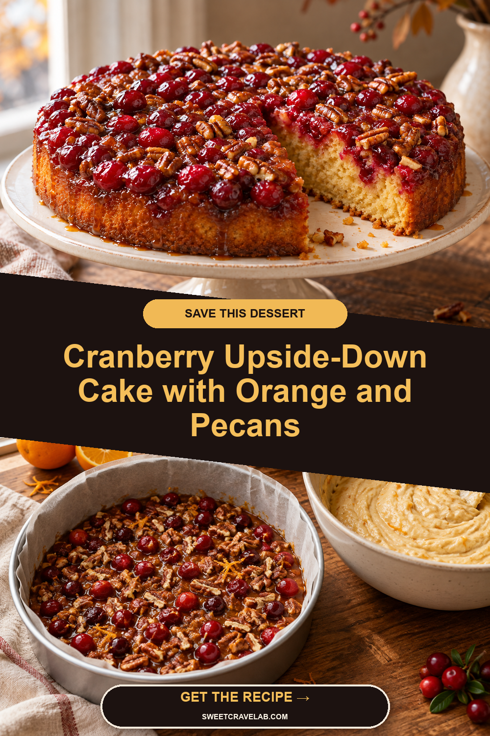 Jewel-Topped Cranberry Orange Cake
