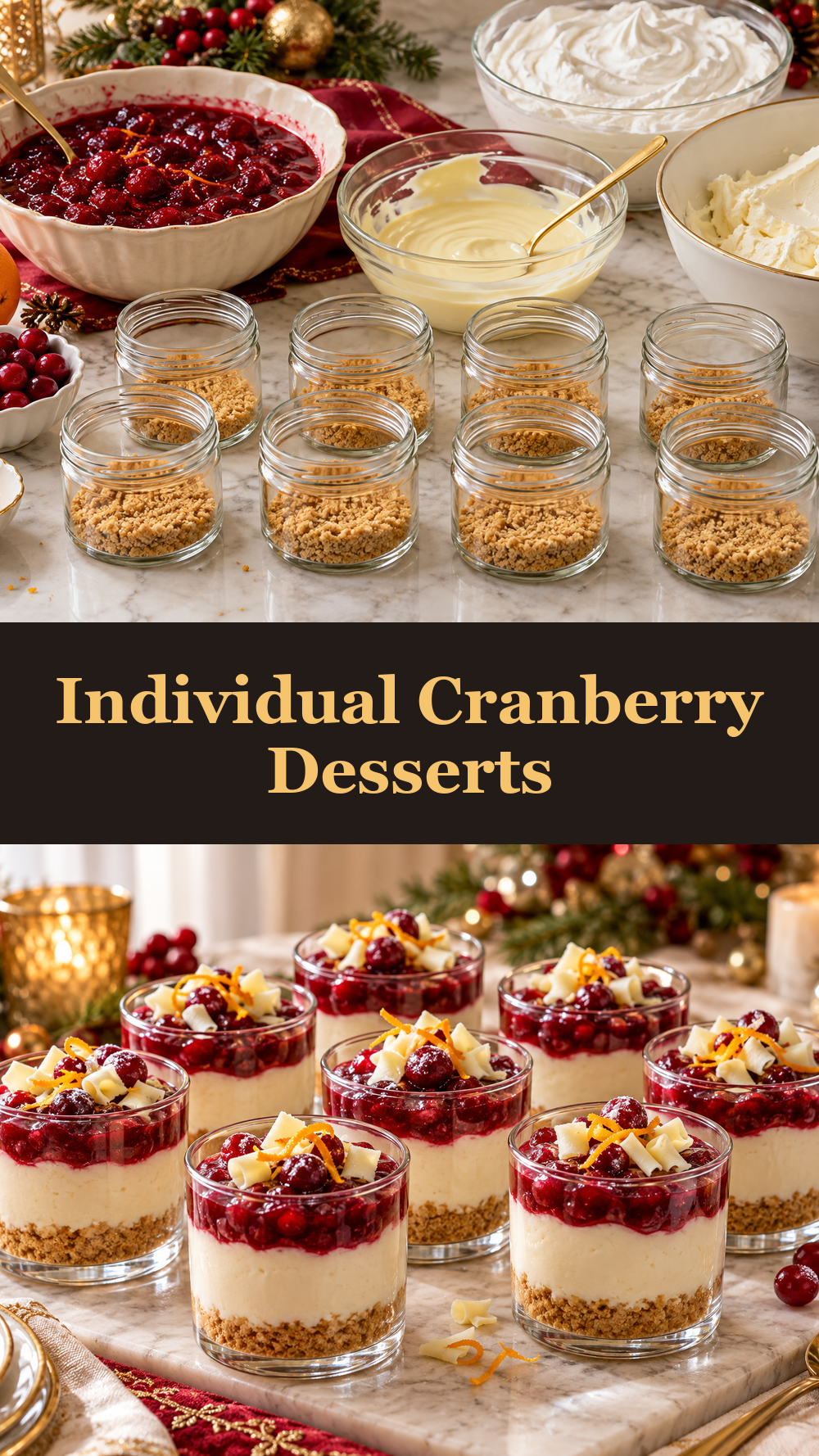 Individual Cranberry Desserts