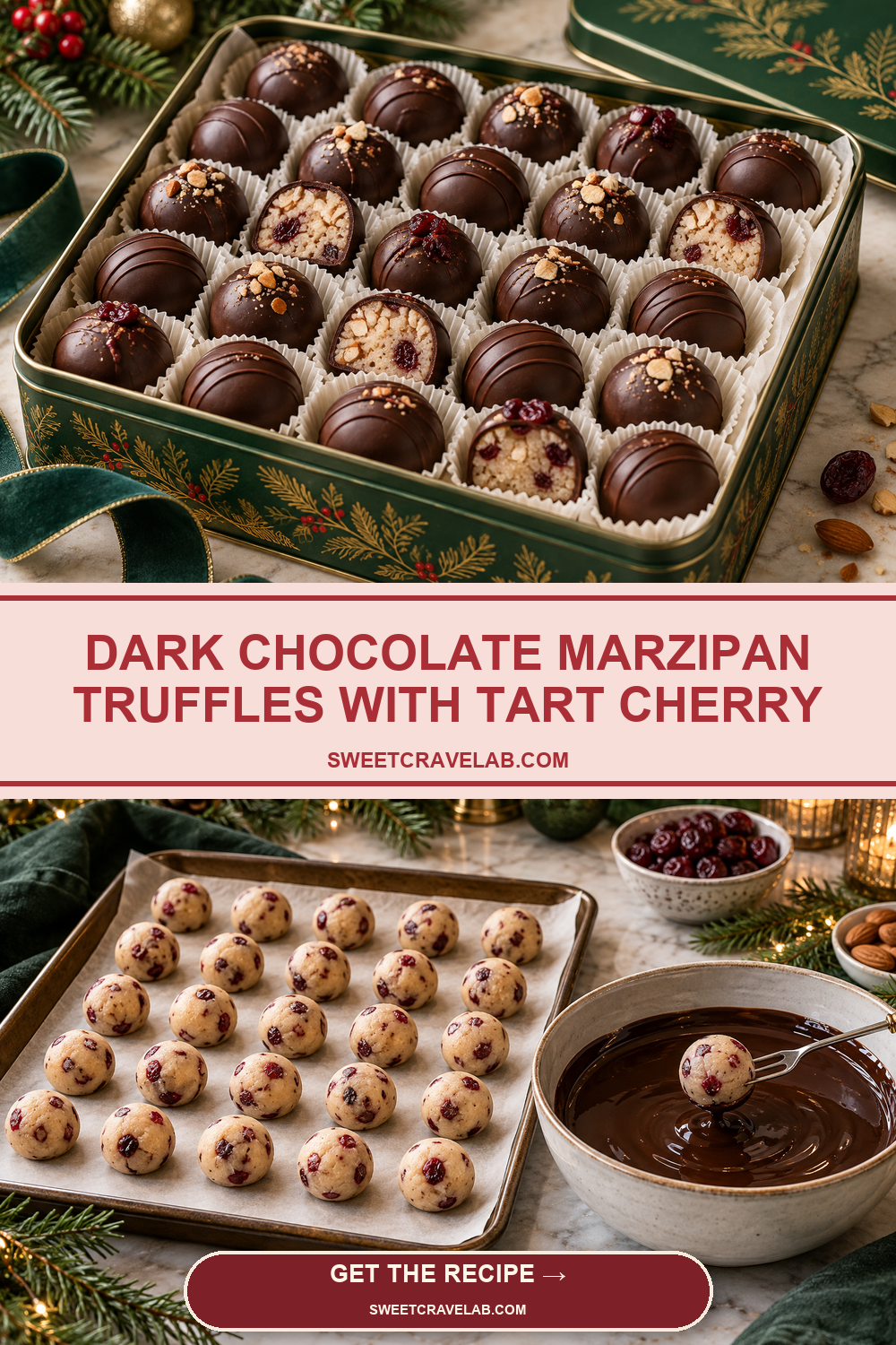 Best Dark Chocolate Marzipan Truffles for Holiday Gifting