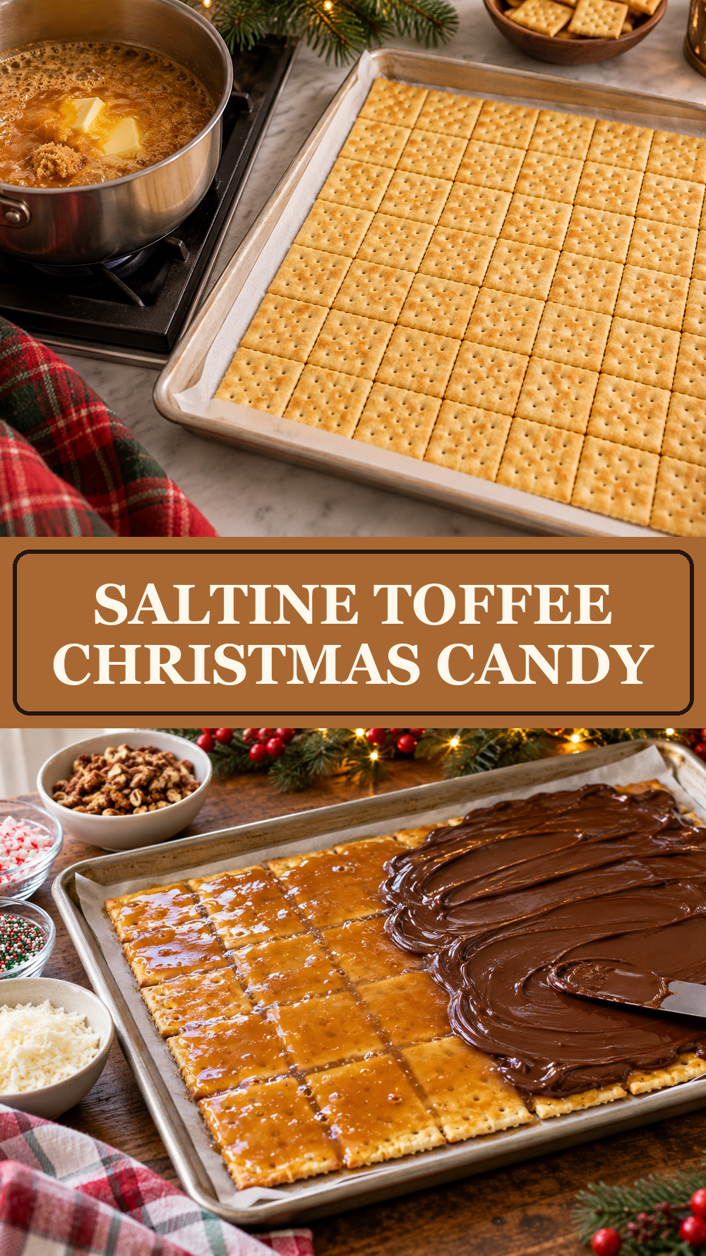 Saltine Toffee Christmas Candy