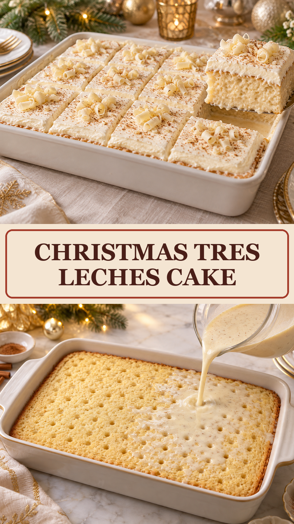 Christmas Tres Leches Cake