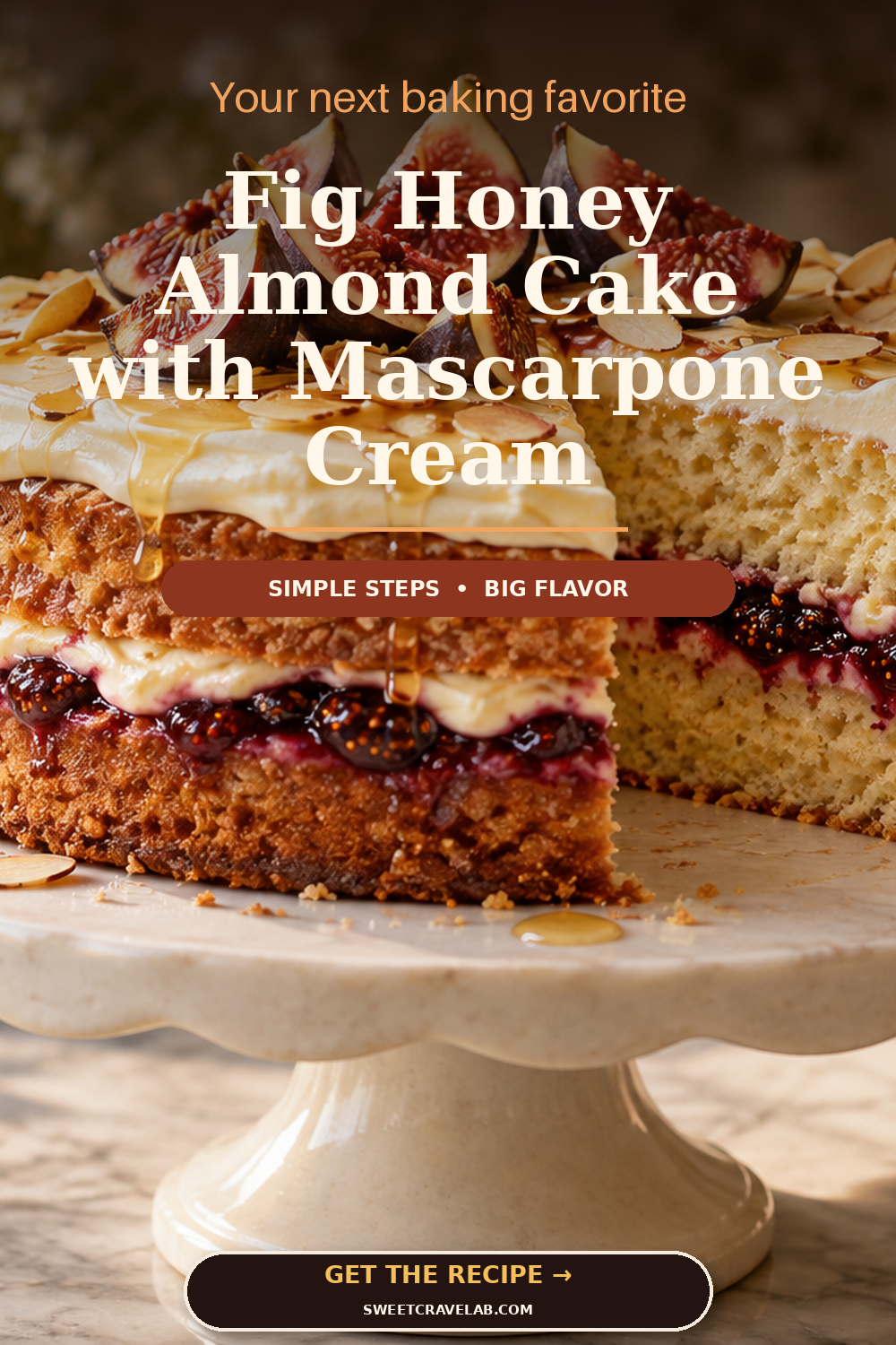 Elegant Fresh Fig Layer Cake
