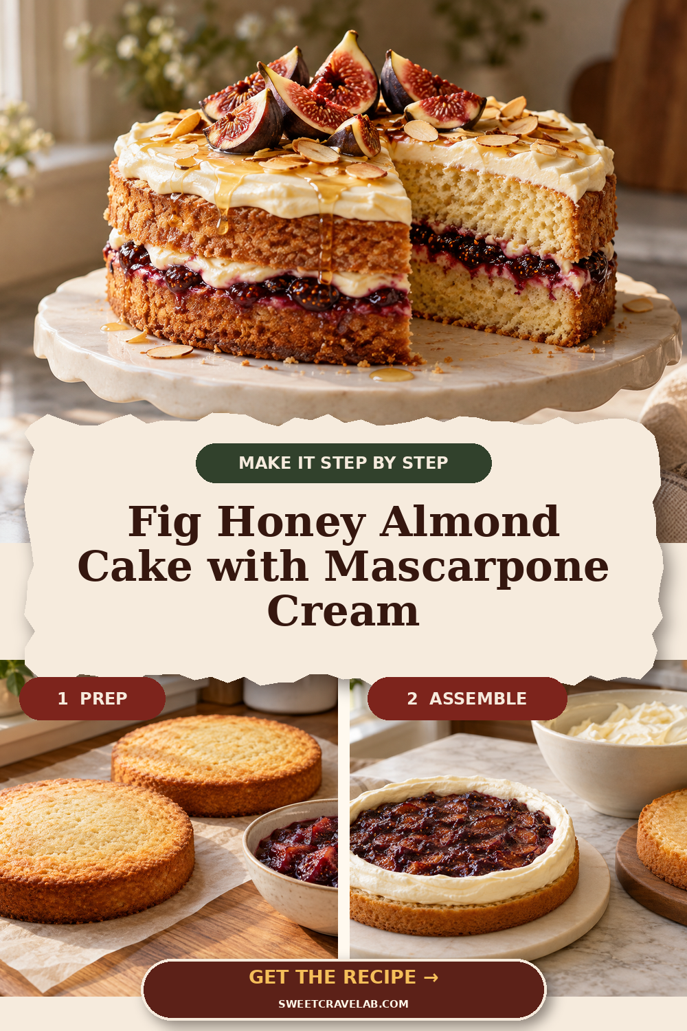 Almond Cake with Fig Compote