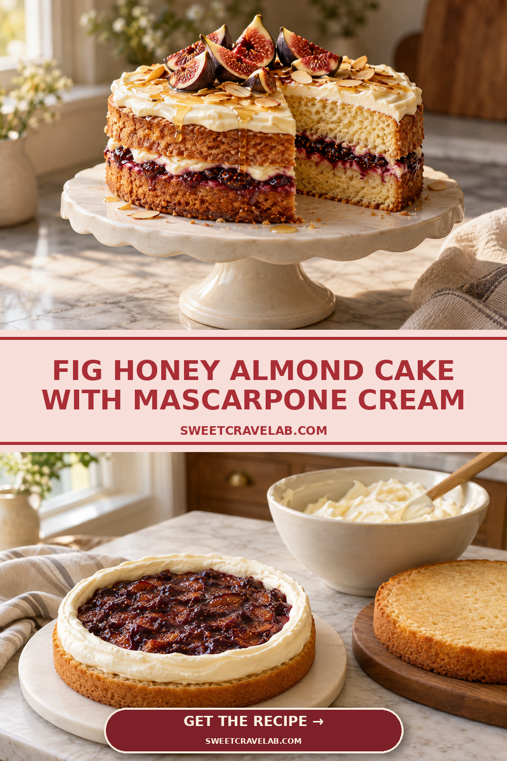 Honey Mascarpone Cake for Fall