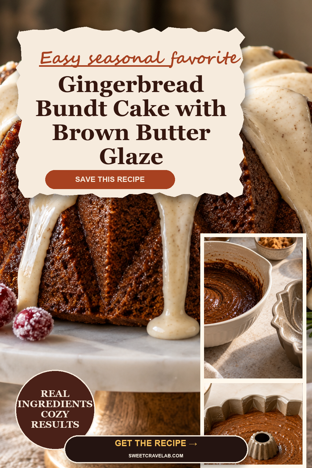 Gingerbread Bundt Cake