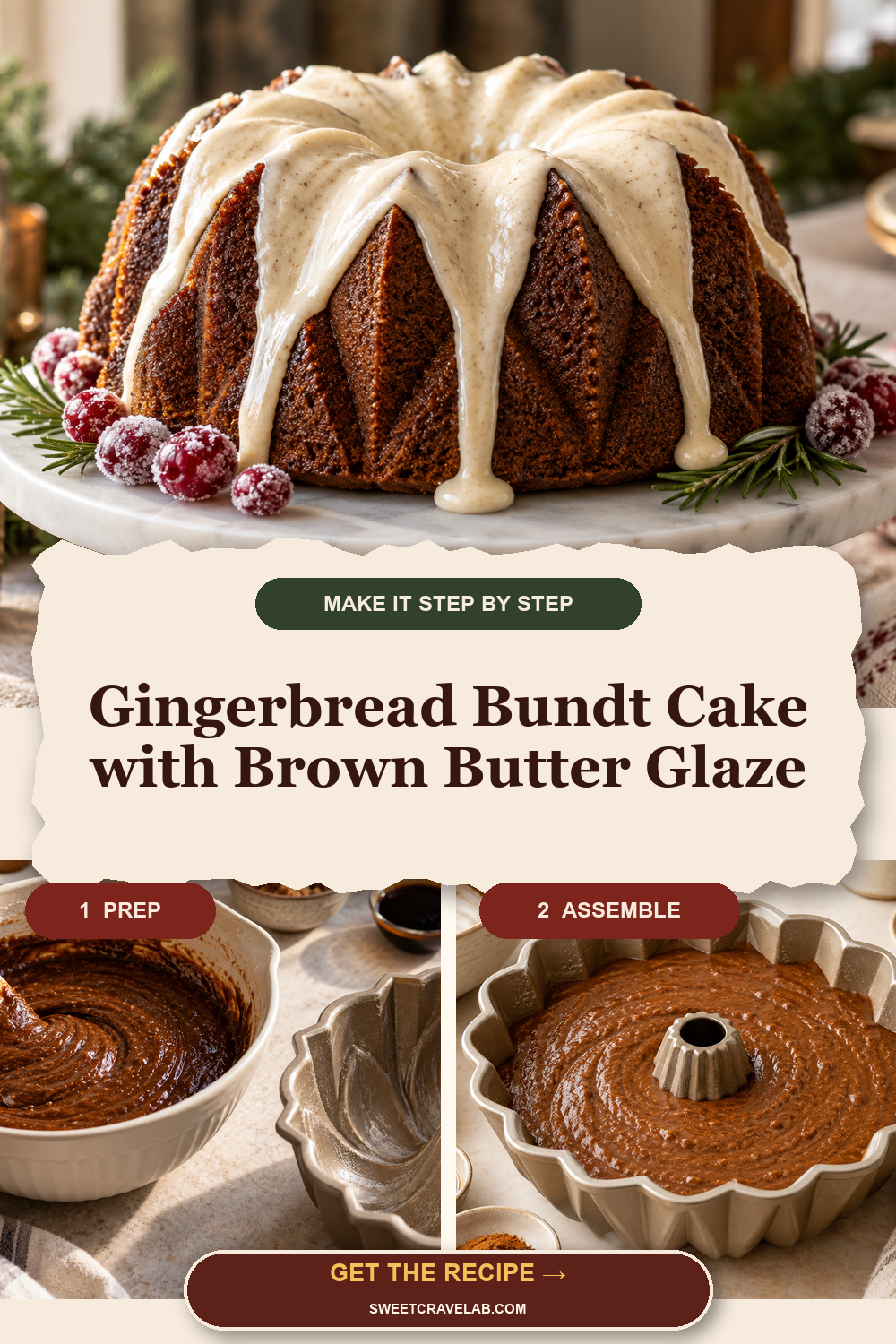 How to Make Gingerbread Bundt Cake