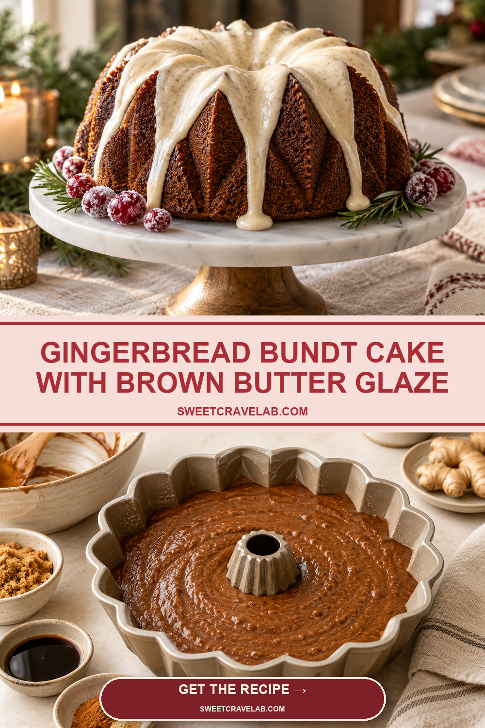 Best Gingerbread Bundt Cake for Holiday Gifting