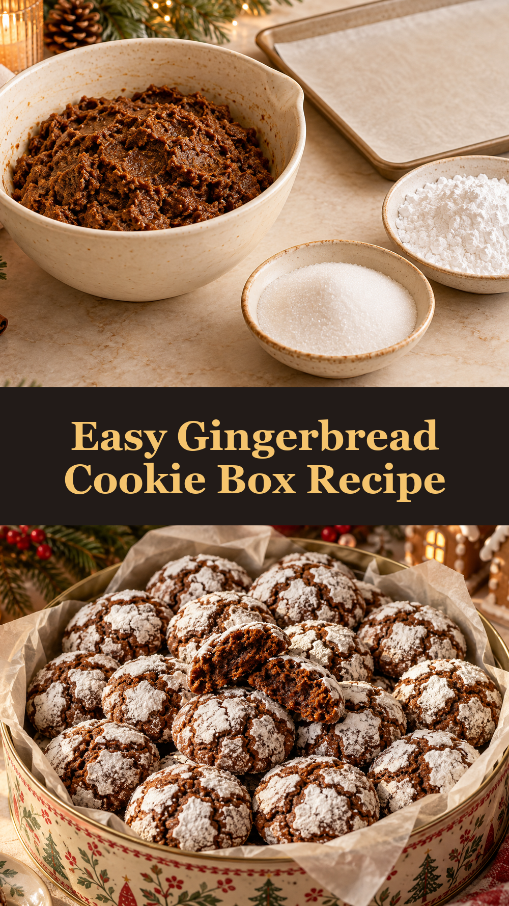 Easy Gingerbread Cookie Box Recipe