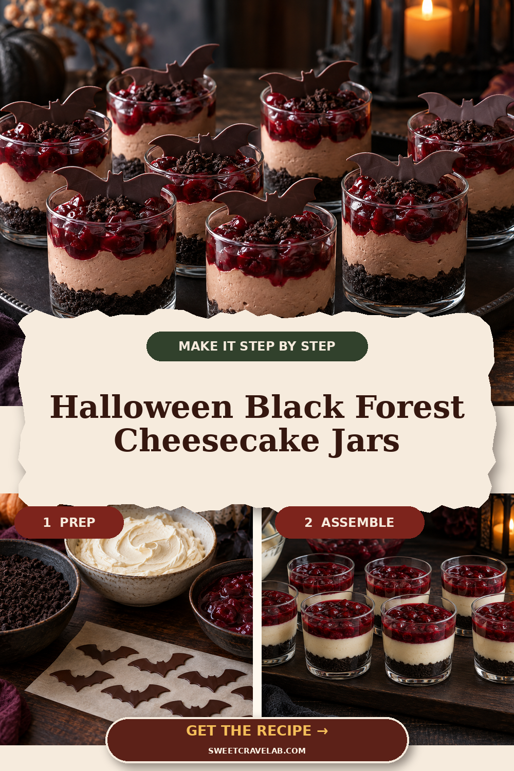 Easy Make-Ahead Halloween Dessert Jars