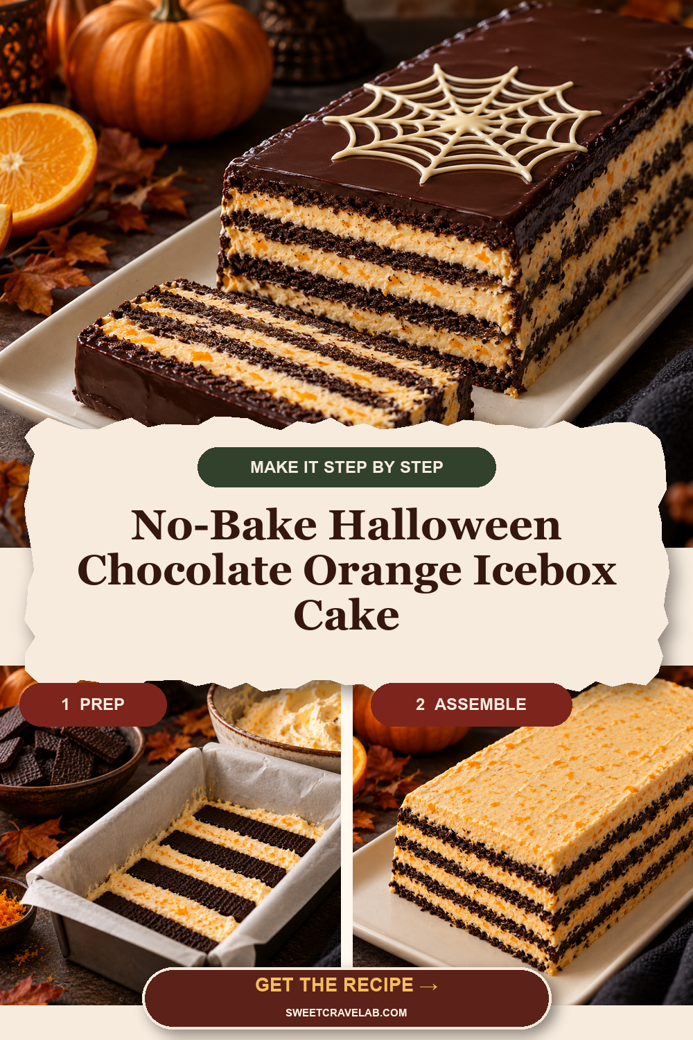 Chocolate Orange Halloween Dessert