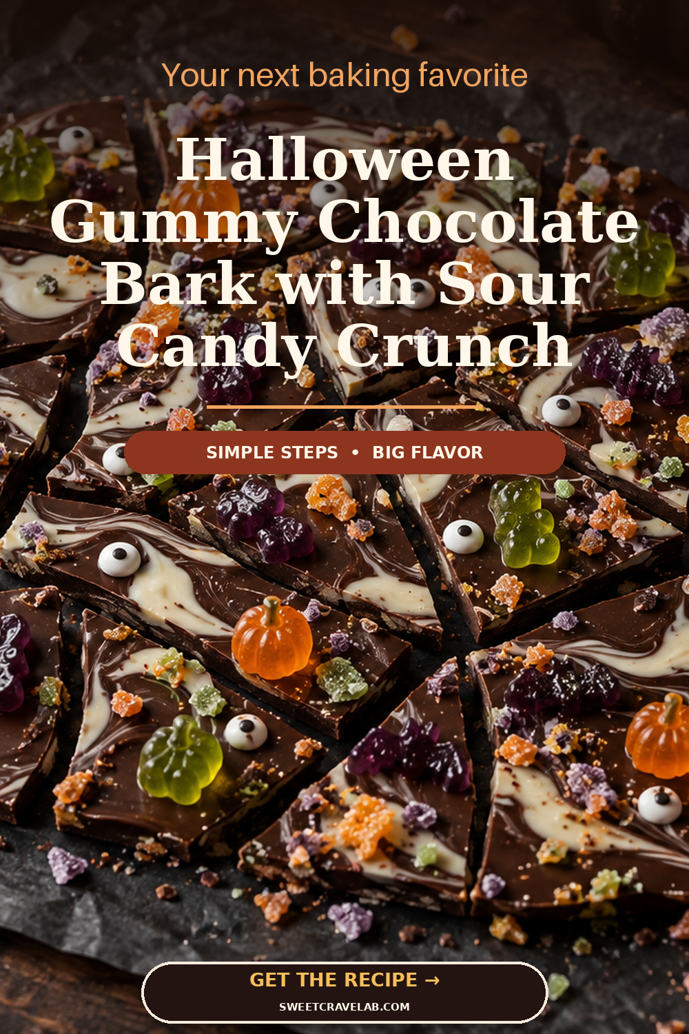Easy 20-Minute Halloween Candy Bark