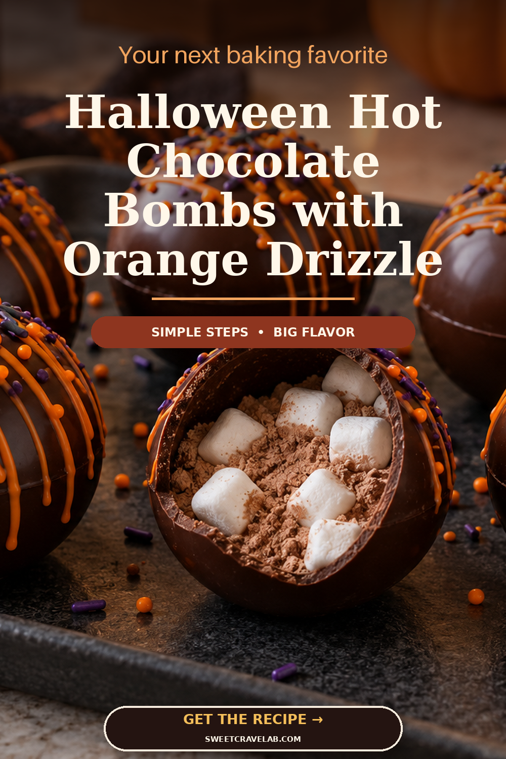 Easy Halloween Cocoa Bombs for Cozy Nights