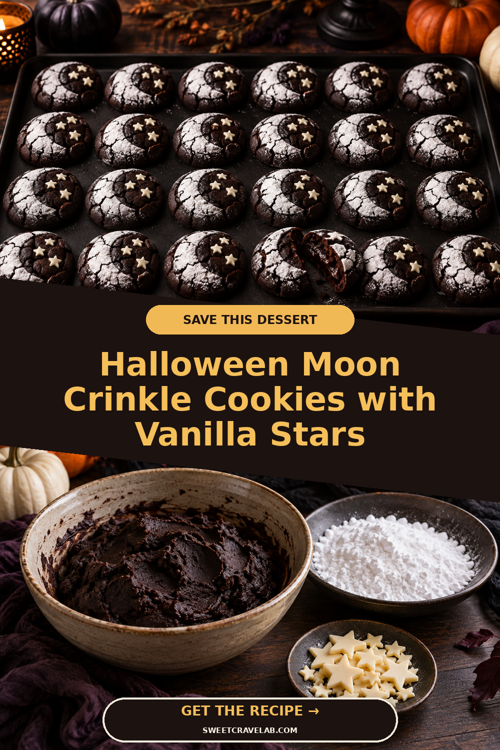 Midnight Moon Cookie Tray Idea
