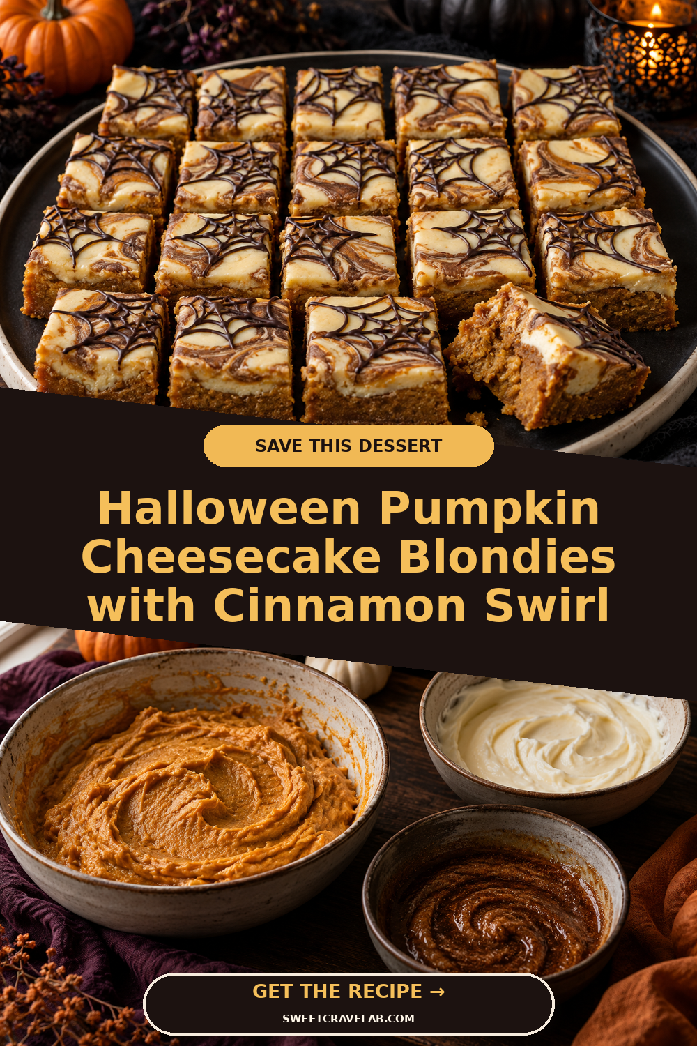 Make-Ahead Pumpkin Cheesecake Bars