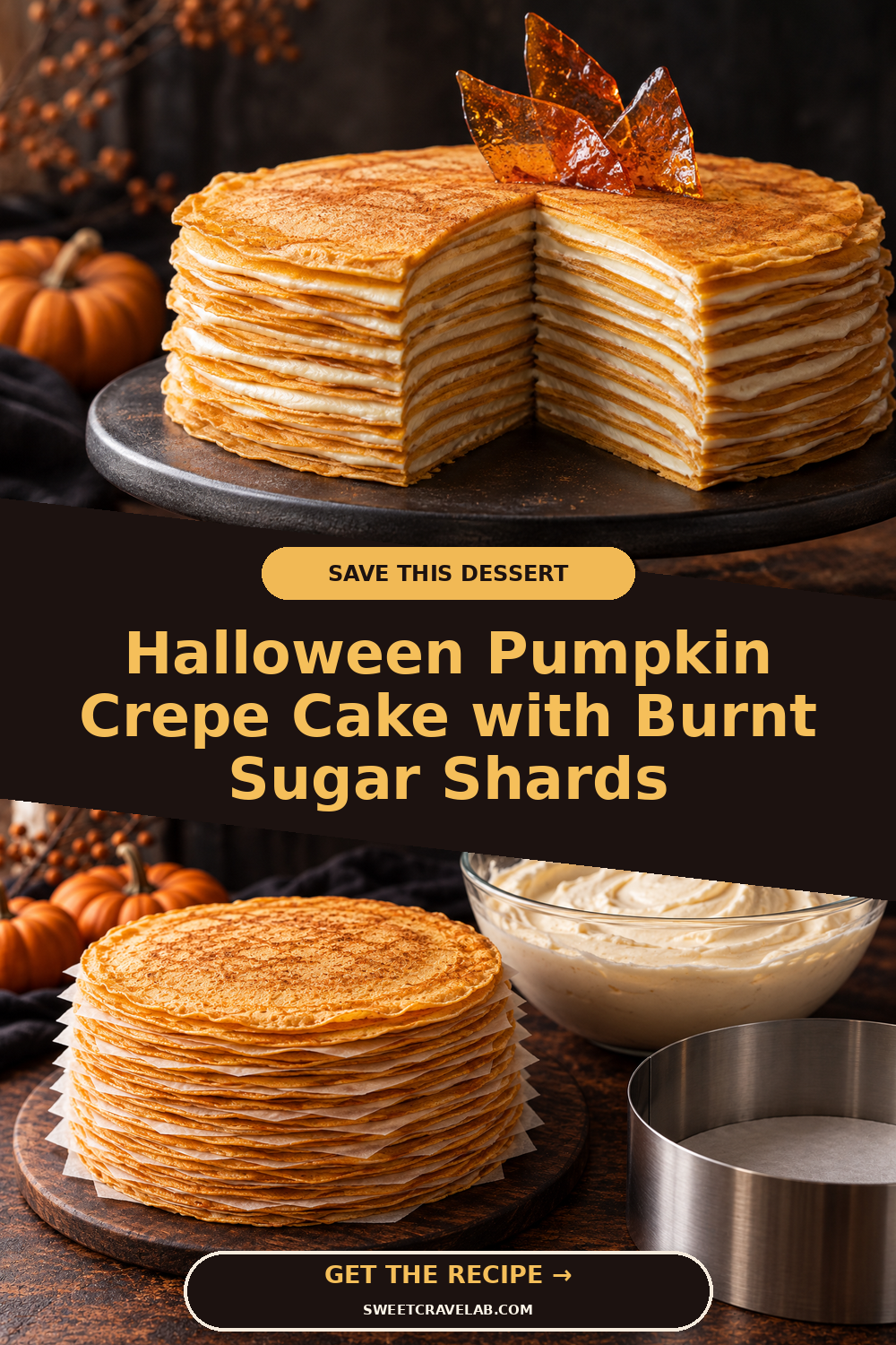 Stunning Layered Halloween Dessert
