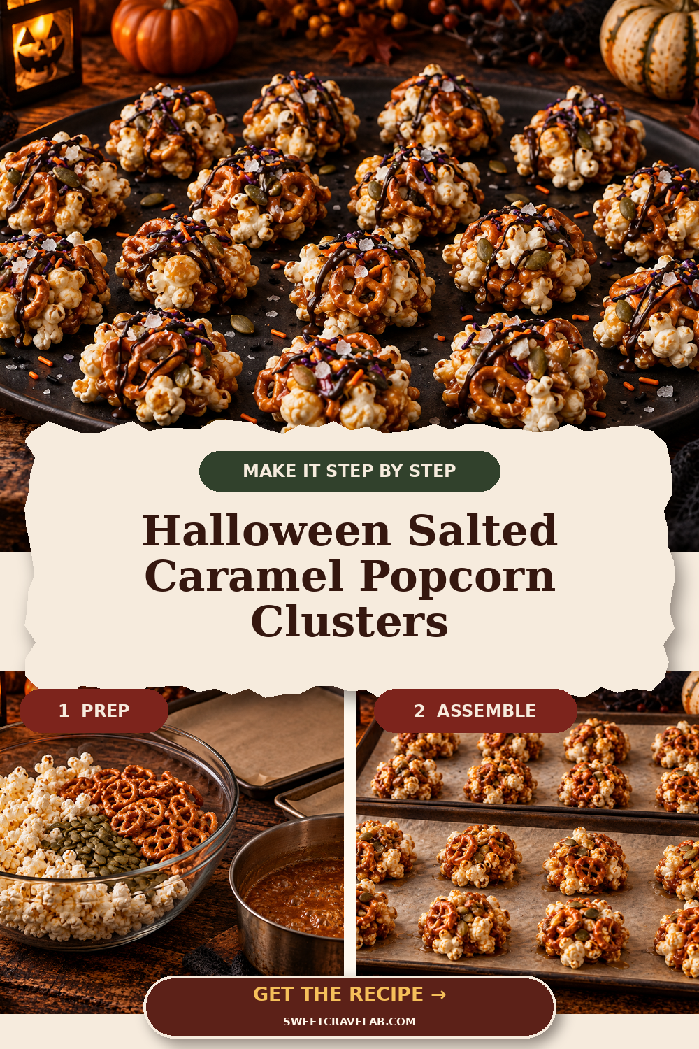 No-Bake Caramel Popcorn Party Clusters