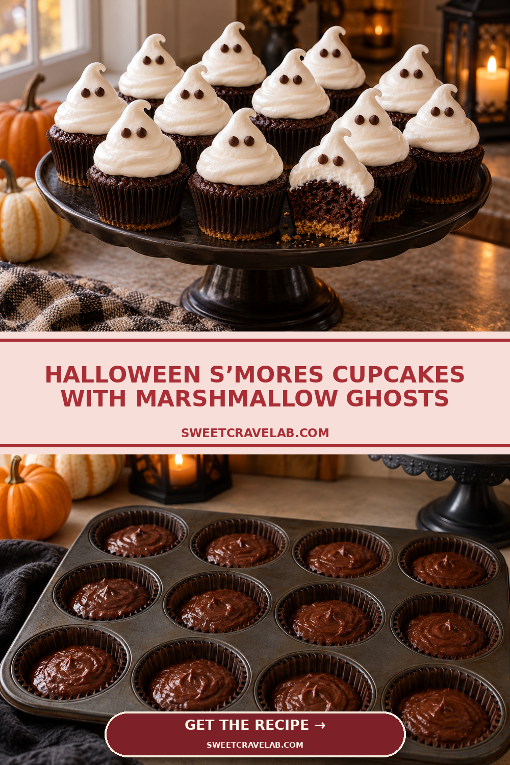 How to Make Halloween S’mores Cupcakes