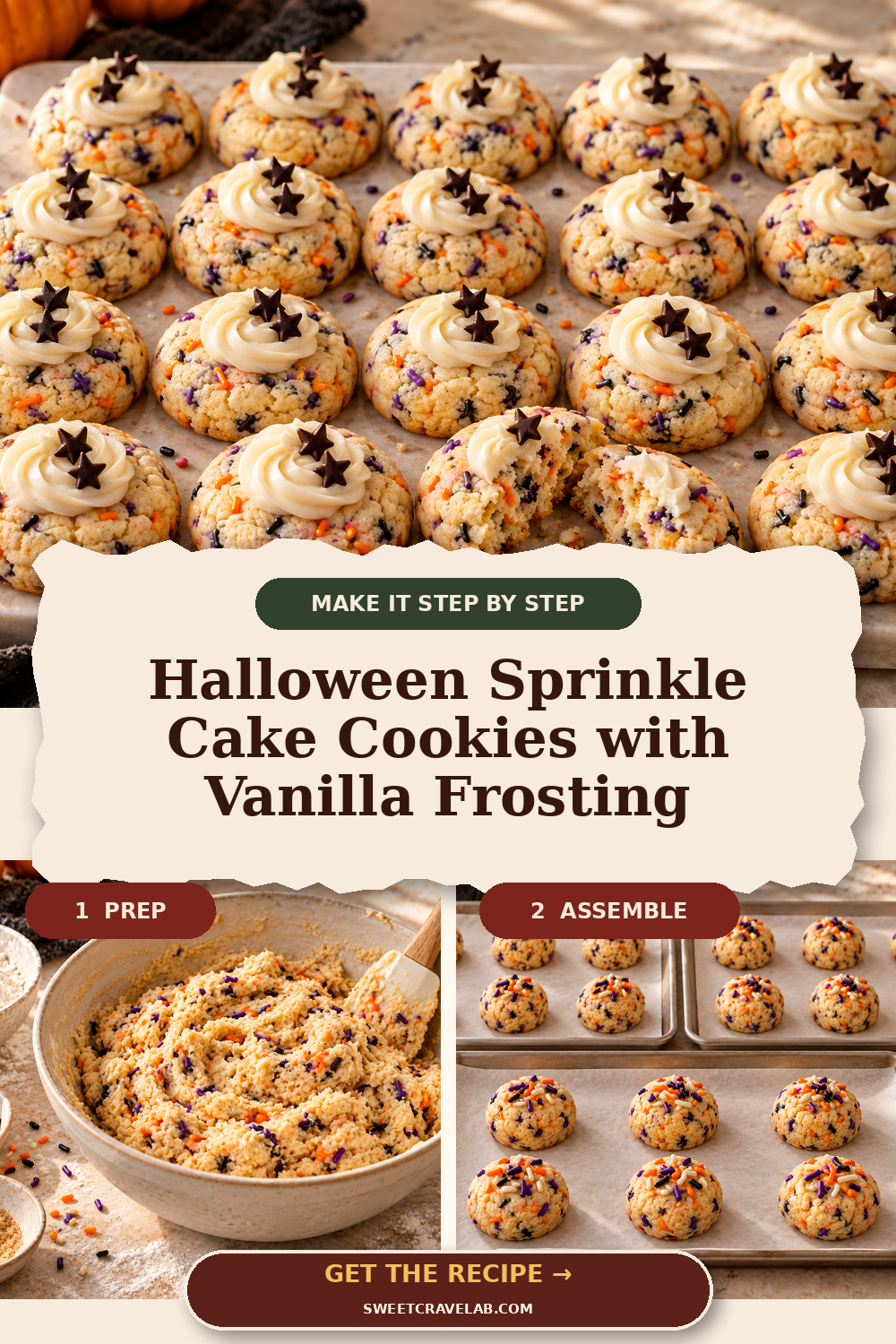 Easy Bakery-Style Halloween Cookies