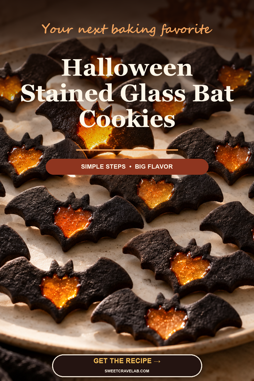 Black Cocoa Bat Cookies