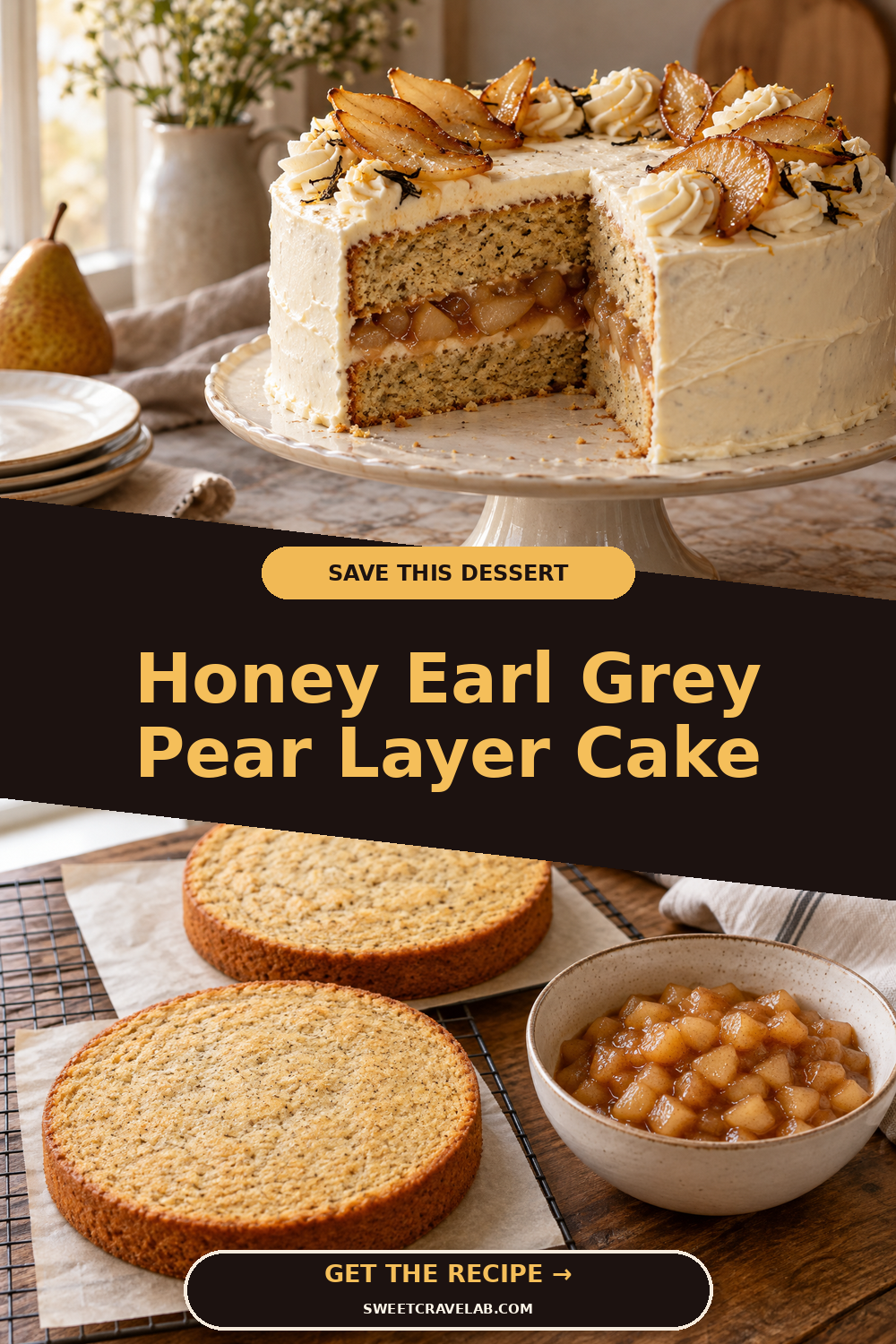 Honey Pear Cake for Fall Gatherings