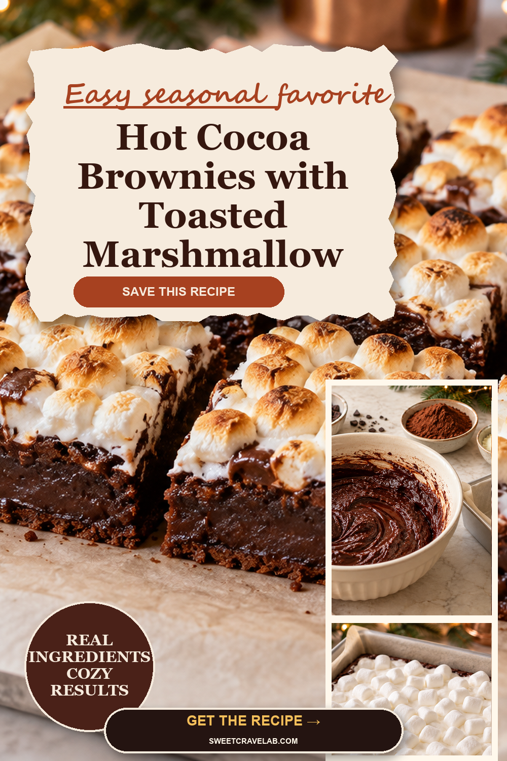 Hot Cocoa Brownies
