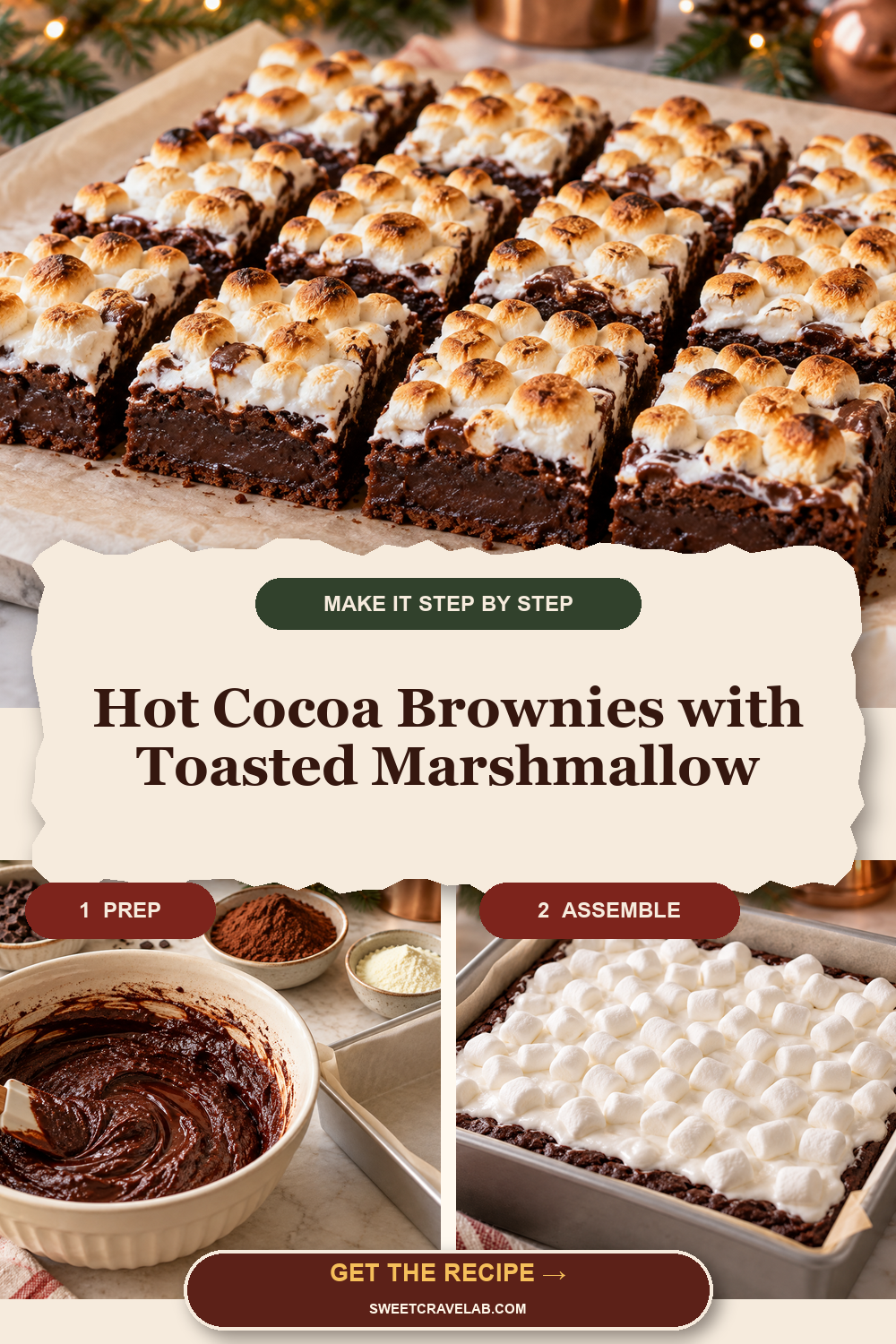 How to Make Hot Cocoa Brownies