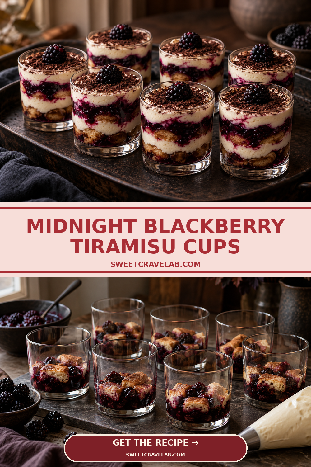 No-Bake Blackberry Tiramisu Recipe