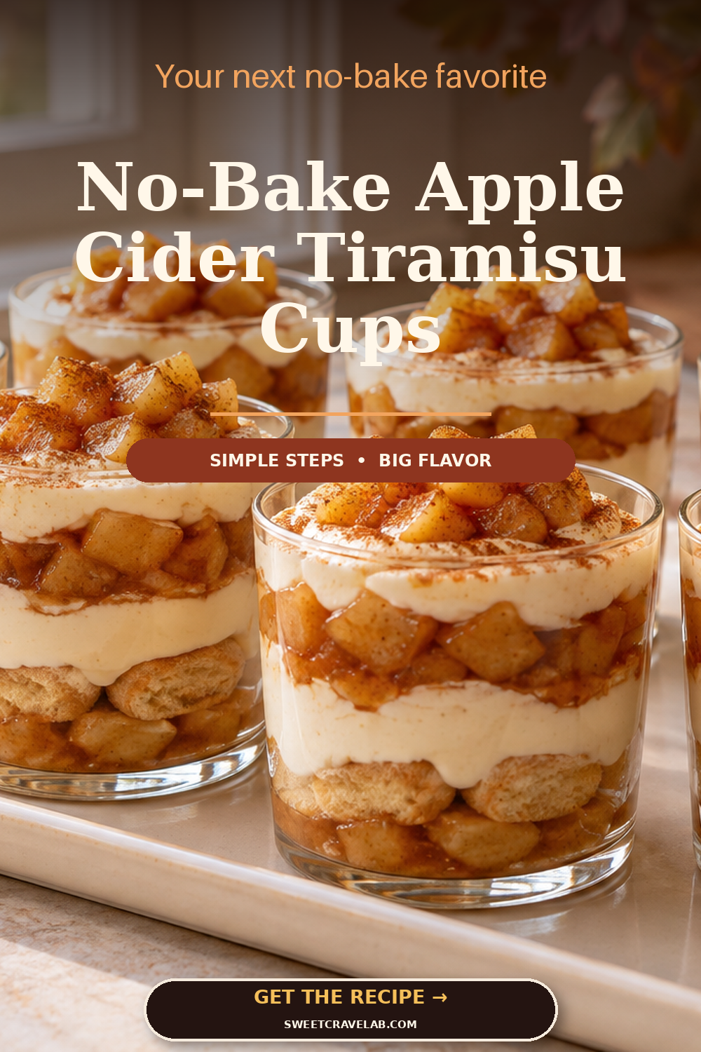 Easy Apple Tiramisu for Fall