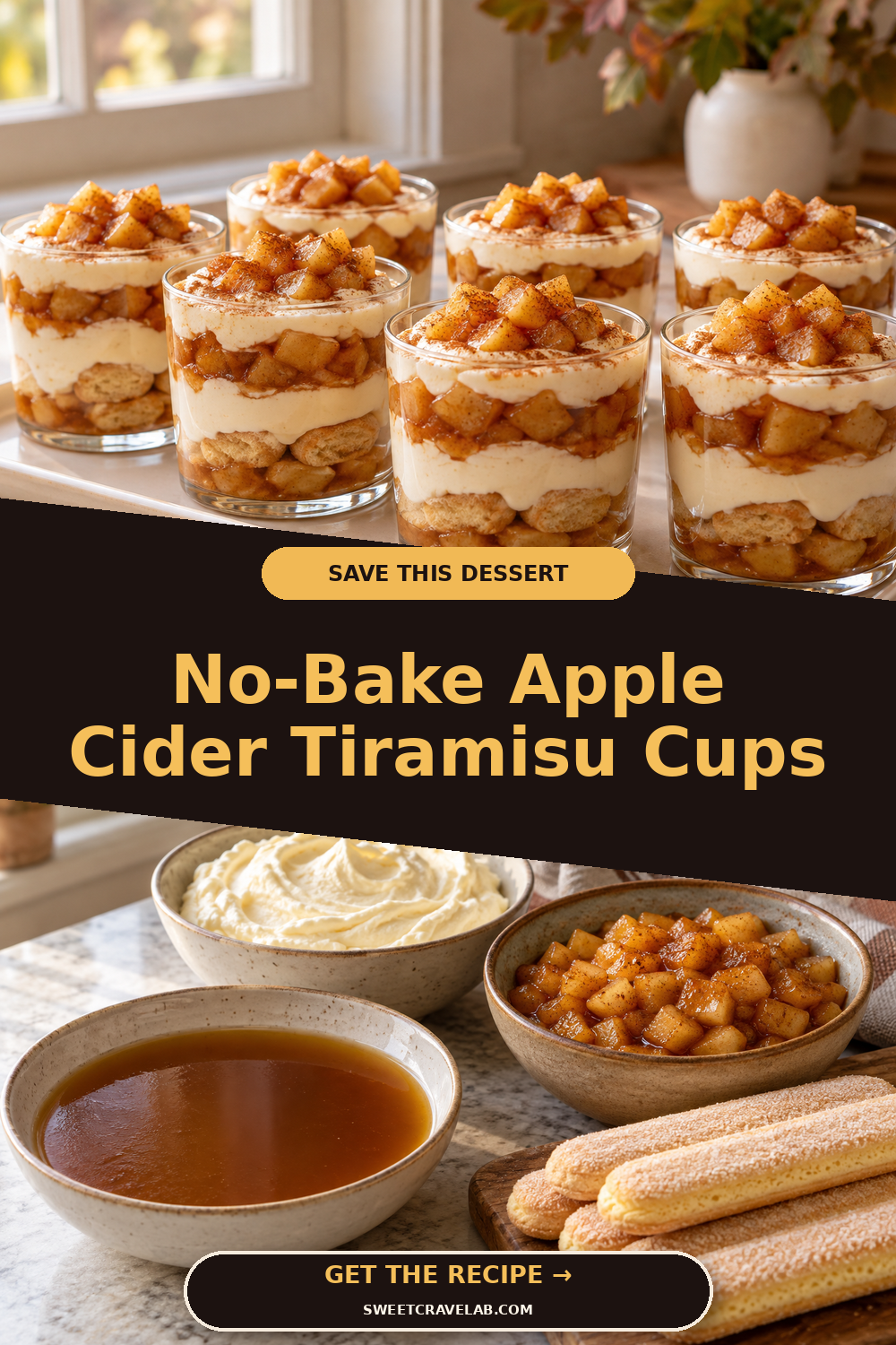 Individual No-Bake Apple Desserts
