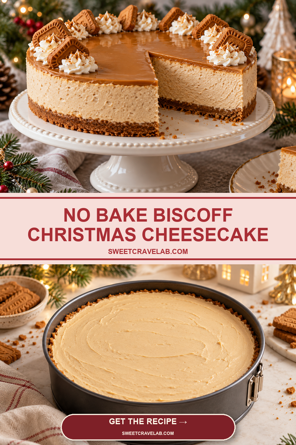 Best No Bake Biscoff Cheesecake for Holiday Gifting