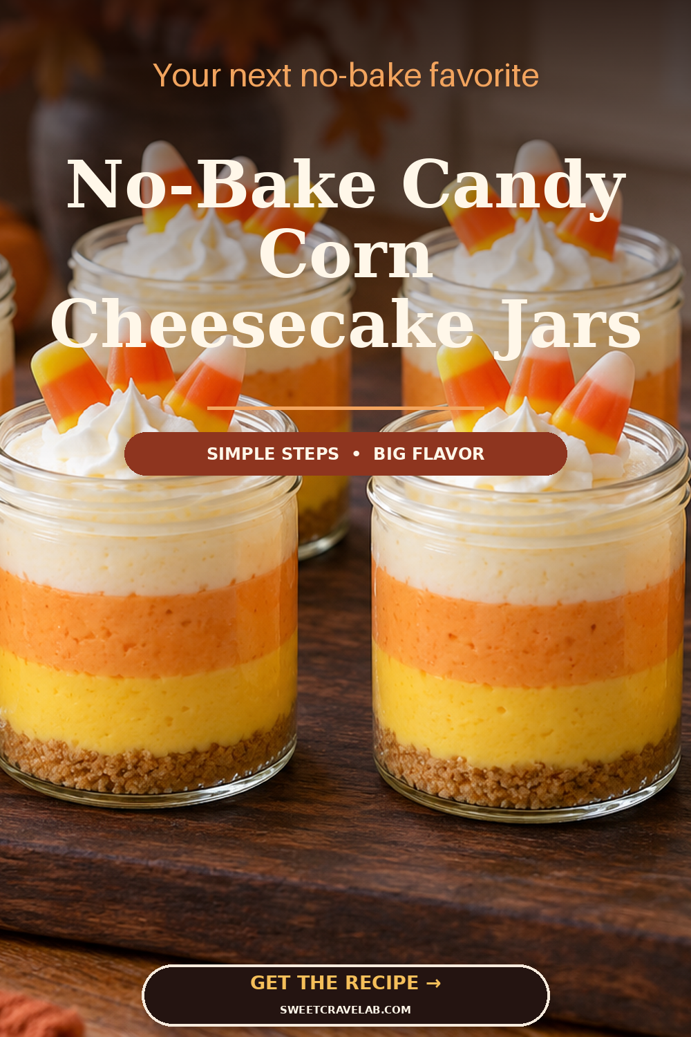 Easy Layered Halloween Cheesecake Cups
